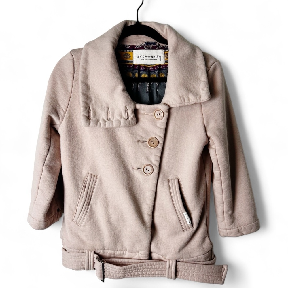 Aritzia Community - Women's Organic Cotton Crop Jacket Pink -‎ Sz. XS